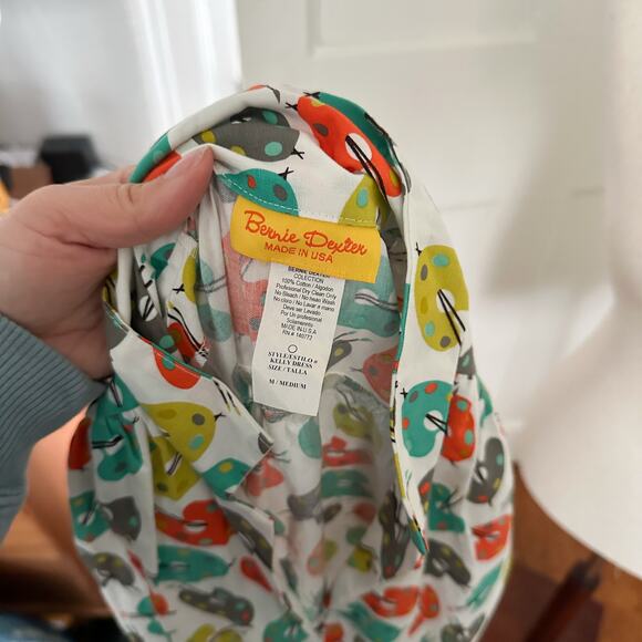 Bernie Dexter Artist Paint Palette Pin-Up Dress, Size Medium - Picture 7 of 7